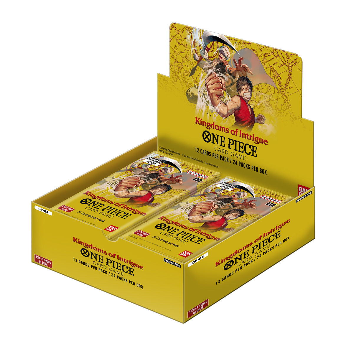 ONE PIECE CARD GAME - Kingdoms of Intrigue - OP04 Booster Display (24 Booster) - EN